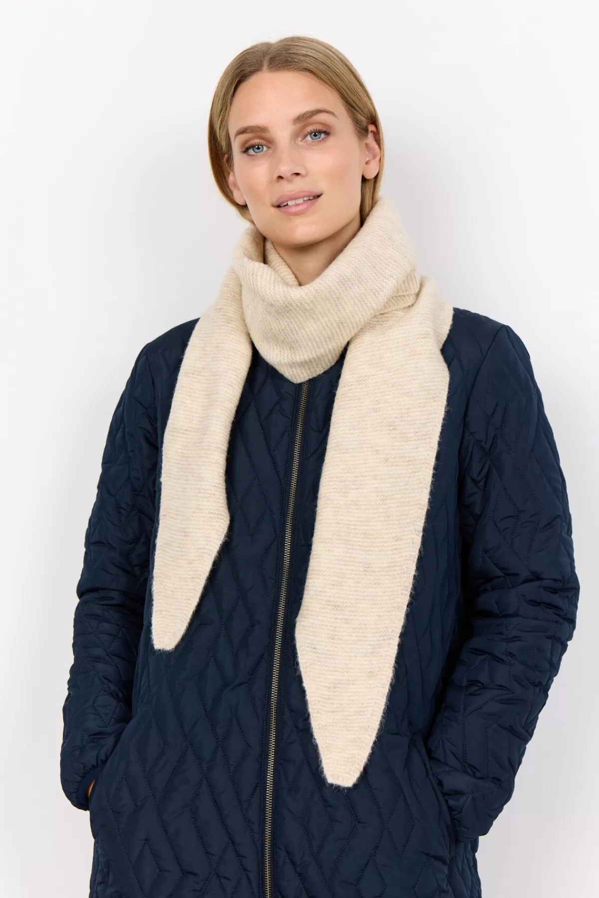 Soyaconcept Accessories-SC-FIVA 1 Scarf Cream