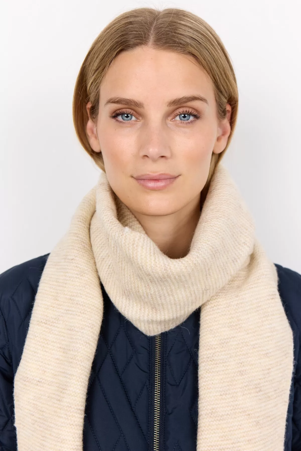 Soyaconcept Accessories-SC-FIVA 1 Scarf Cream