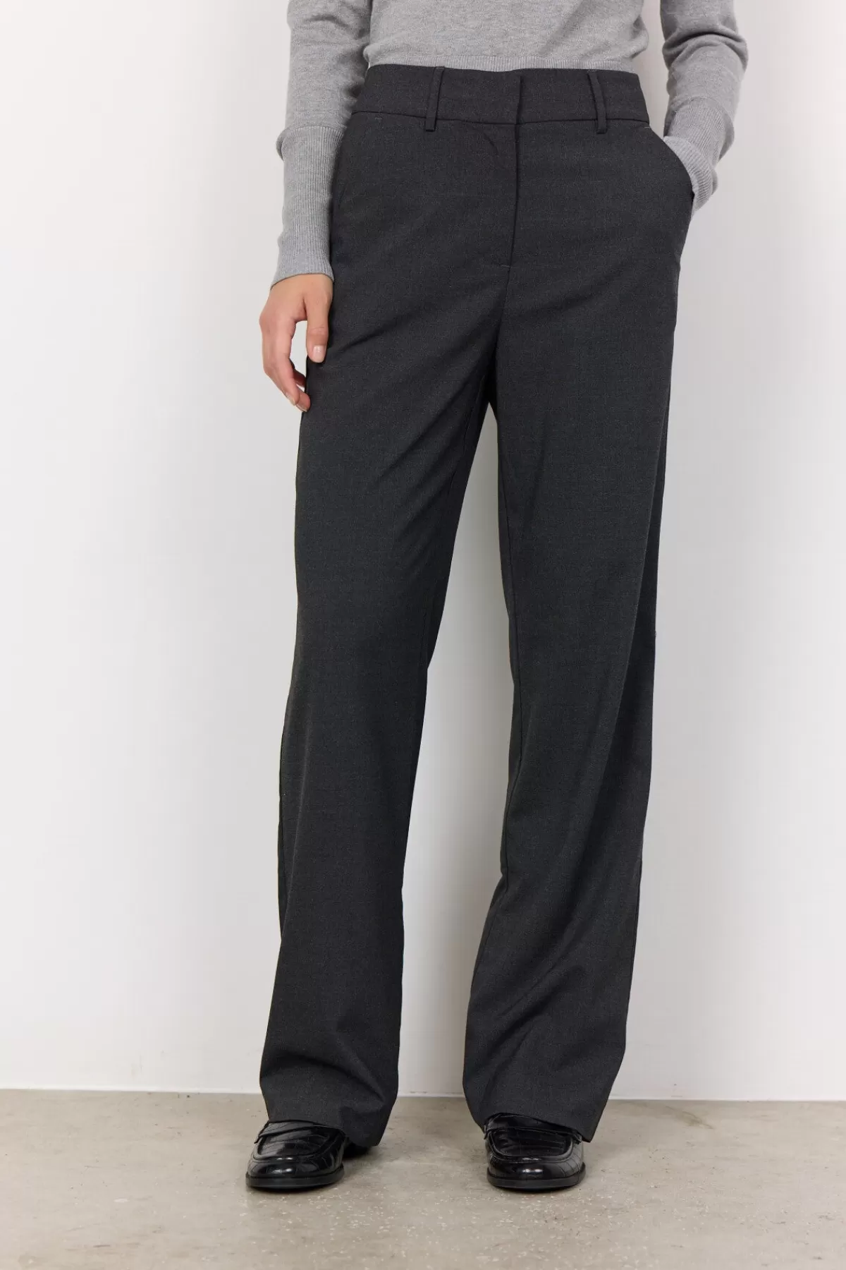 Soyaconcept Pants-SC-FRANKIE 5-B Pants Dark grey