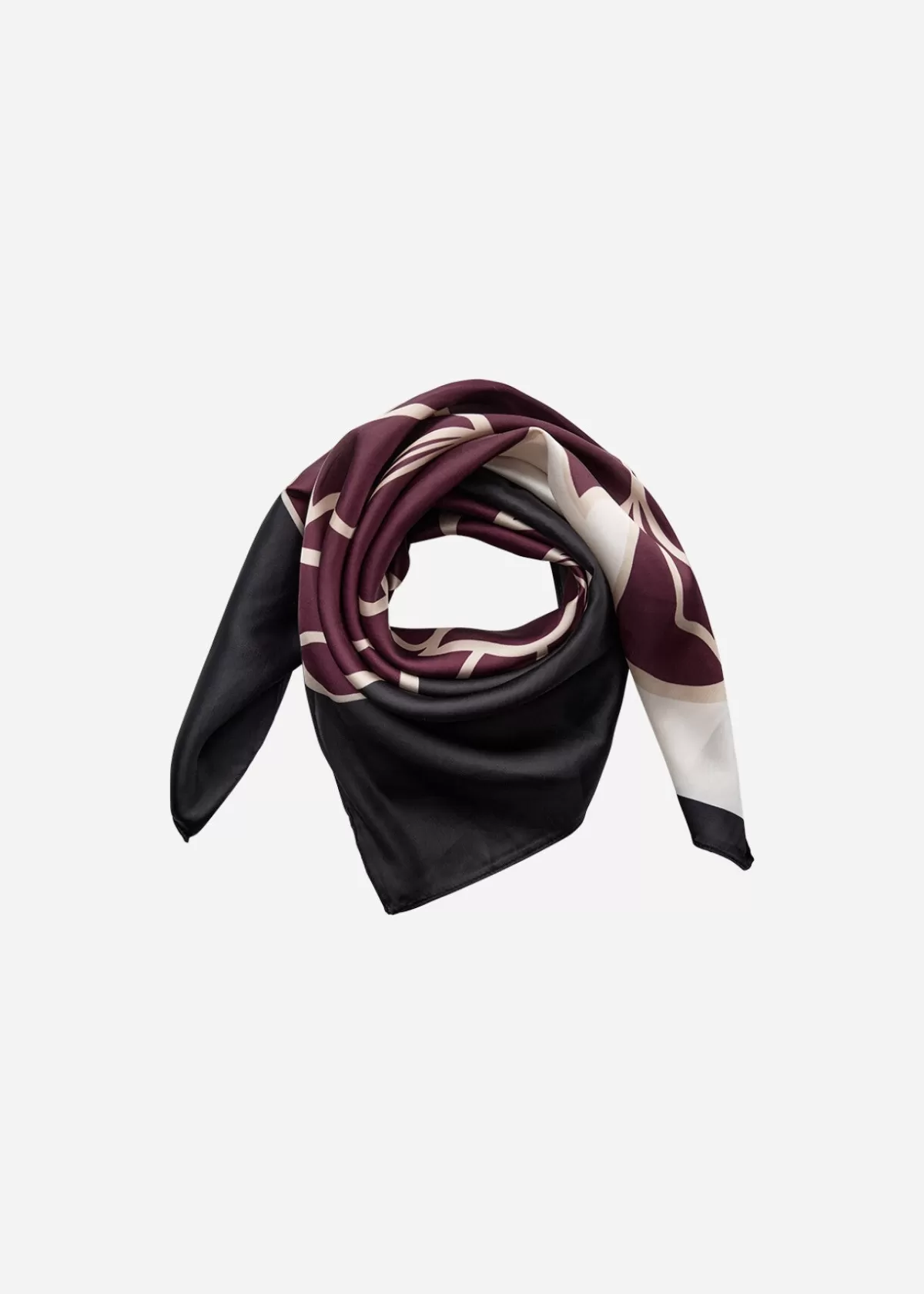 Soyaconcept Accessories-SC-IKA 1 Scarf Bordeaux