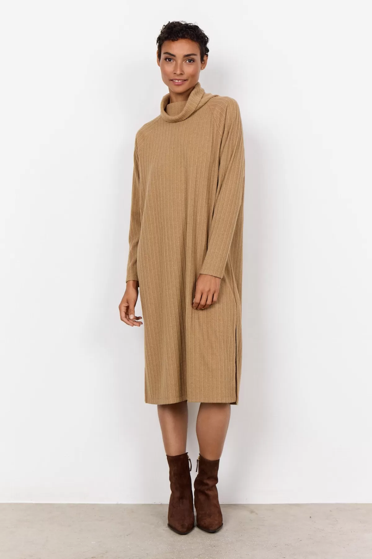 Soyaconcept Dresses | Comfy-SC-ISEL 3 Dress Camel