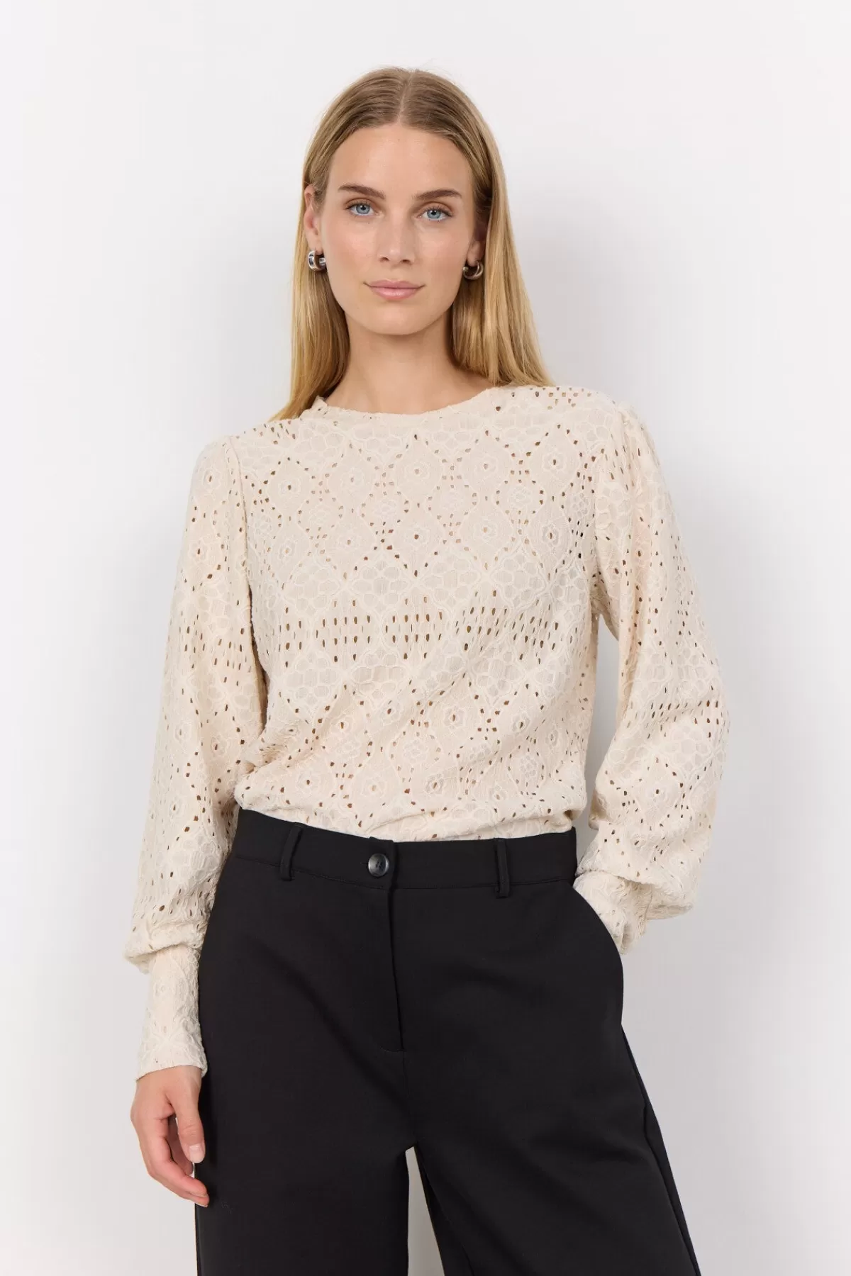 Soyaconcept Blouses And Shirts-SC-NADINA 1 Blouse Cream