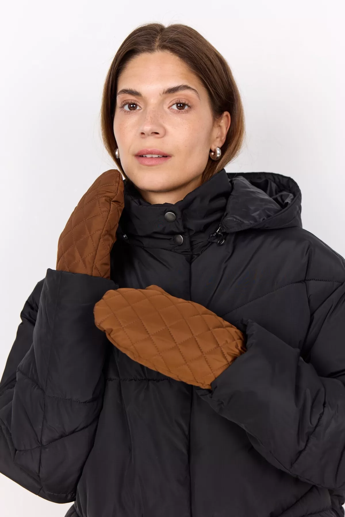 Soyaconcept Accessories-SC-NINA 16 Gloves Brown